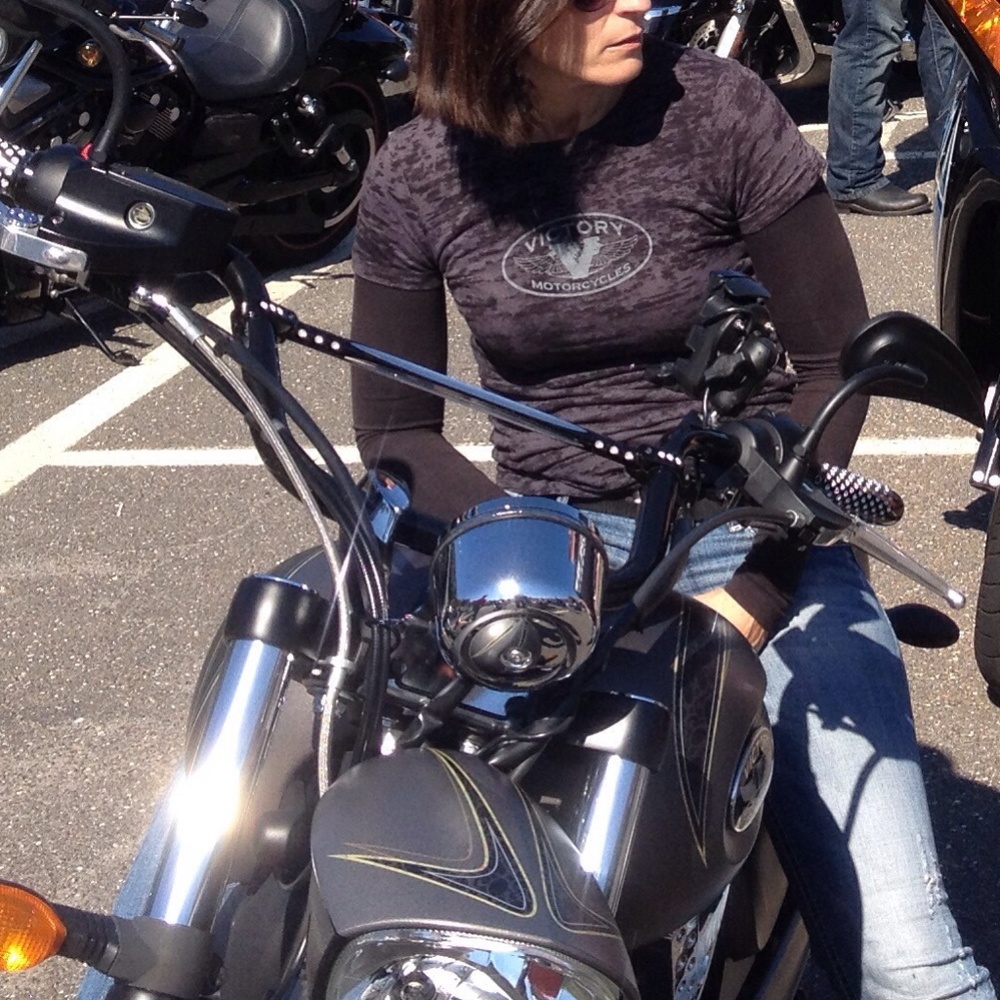 Victory Motorcycle Shirt Grey